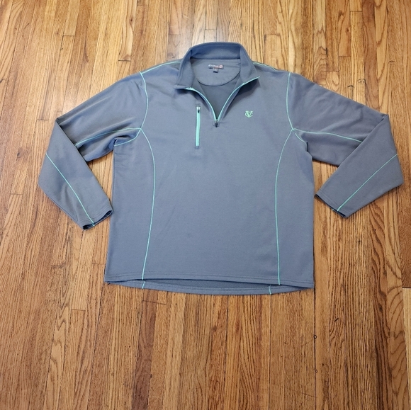 Peter Millar Other - Peter Millar Mens E4 Warmth 1/4 Zip Pullover Size L Grey